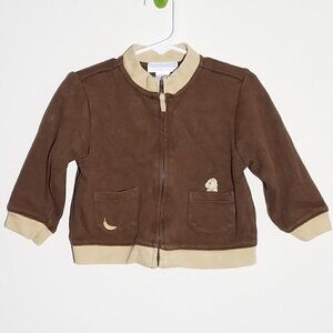 Janie and Jack Gorilla Banana Jungle Sweater 12-18m